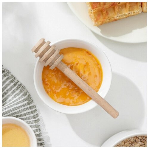 Ложка для мёда, 14 см, бук