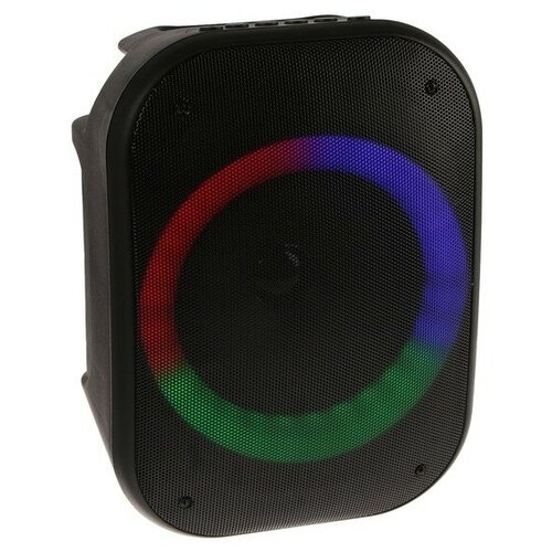 Perfeo Портативная колонка Perfeo DISCO RING FM MP3 microSD USB AUX 20 Вт 3600 мАч черная 399700₽