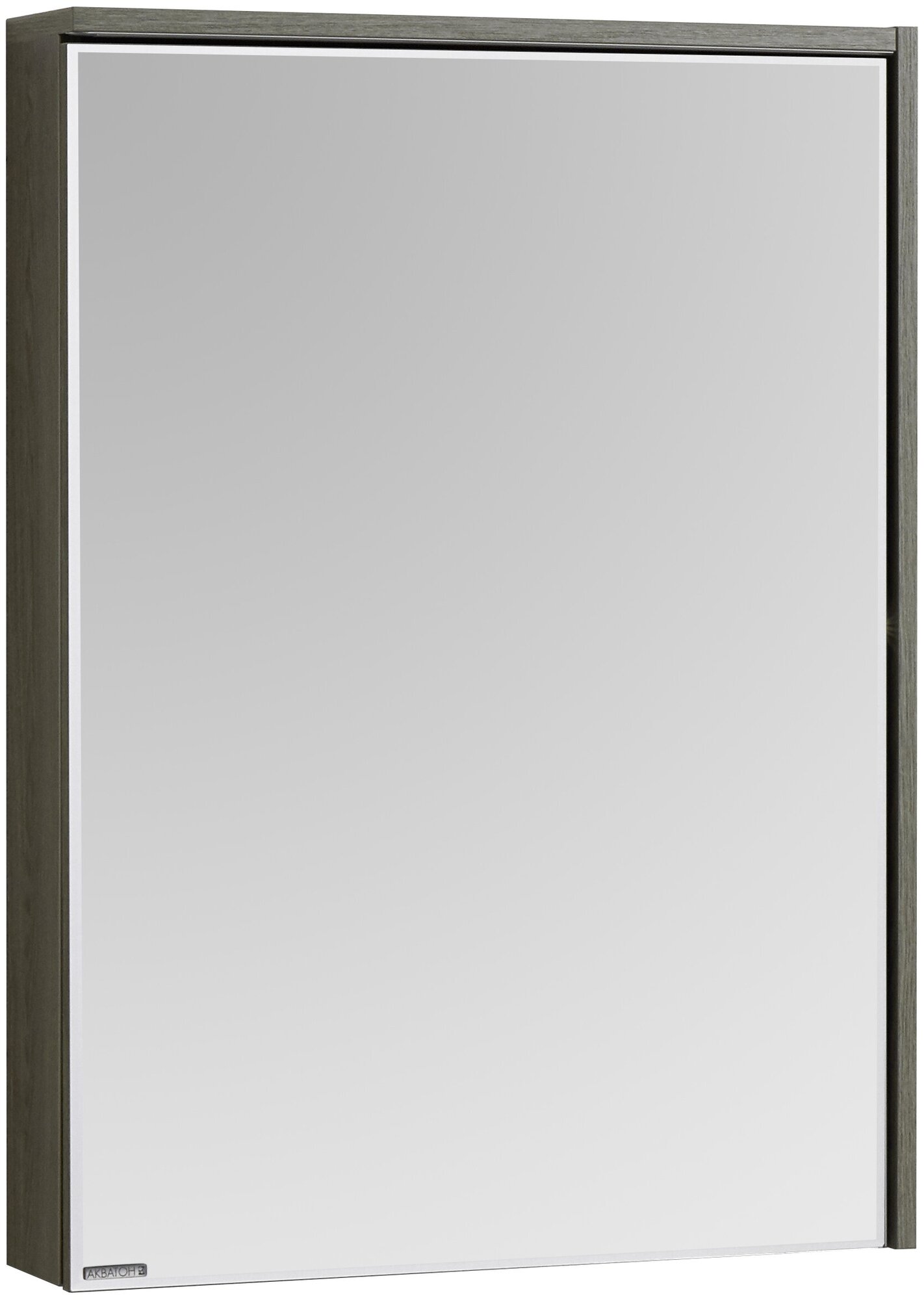 Зеркальный шкаф Акватон Стоун 60 с подсветкой 1A231502SXC80 Грецкий орех