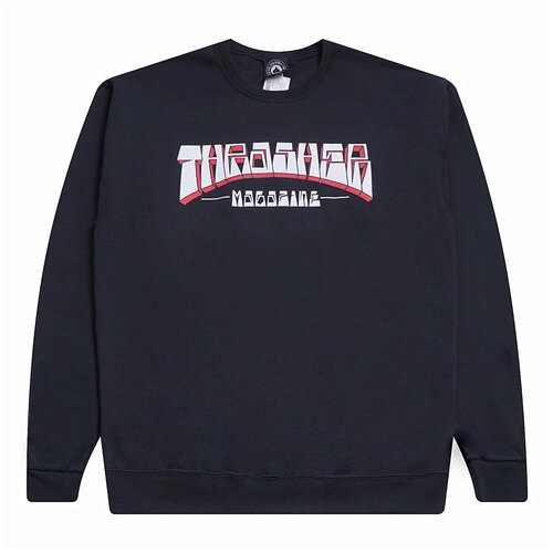 Свитшот Thrasher Firme Logo Crew Black / M