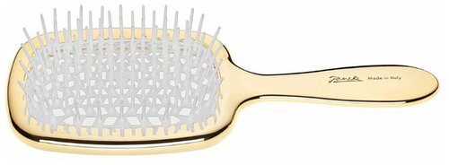 Расческа Janeke Rectangular Hair Brush Gold Colour