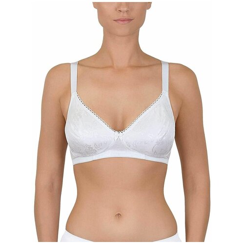 Бескаркасный бюстгальтер с гладкими чашечками белый 90C 2246₽