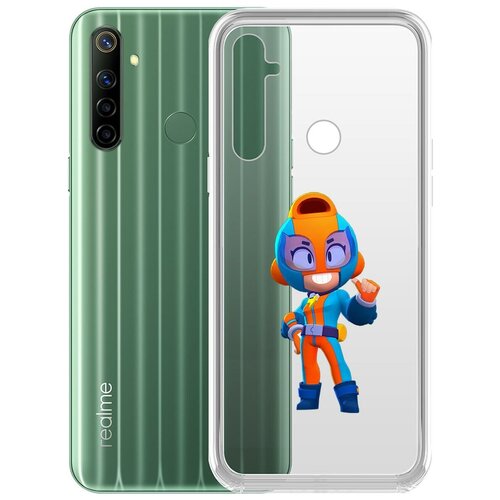фото Чехол-накладка clear case brawl stars-gt макс для realme 6i krutoff group