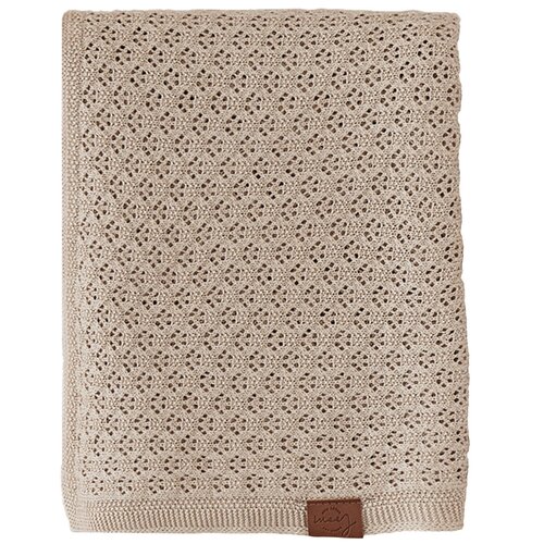 Ажурный плед Розовый