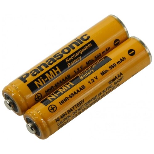 фото Аккумулятор для радиотелефона panasonic hhr-55aaab 550 mah, 2 шт