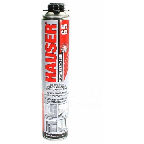 Пена монтажная HAUSER 65 профи 750 МЛ 910 Г всесезонная 12672 899₽