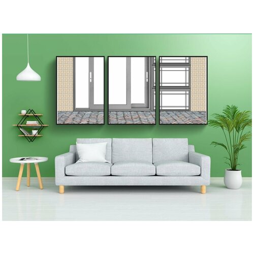 фото Набор модулных постеров для интерьера "задний план, интерьер, окружающая обстановка" 60x90 см. в тубусе, без рамки lotsprints