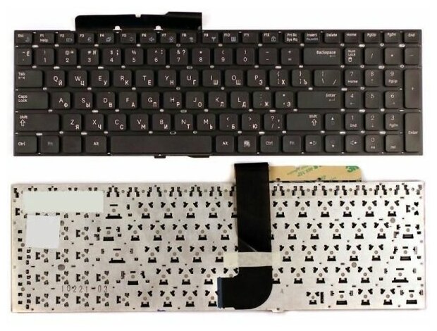 Клавиатура для ноутбука Samsung RC528 RC530 Q530 черная