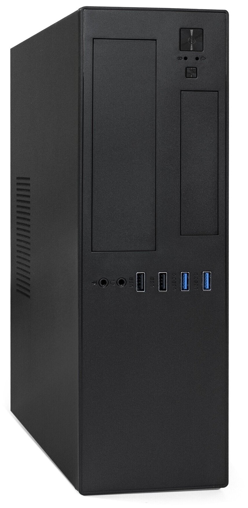 Корпус Desktop ExeGate MI-641-TPS300 (mini-ITX/mATX, БП TPS300 с вент. 8см, 2*USB+2*USB3.0, HD аудио, черный) EX288879RUS