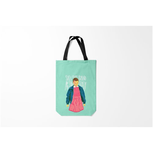 фото Сумка-шоппер / 31х42 см / сериалы / очень странные дела shes our friend burnettie