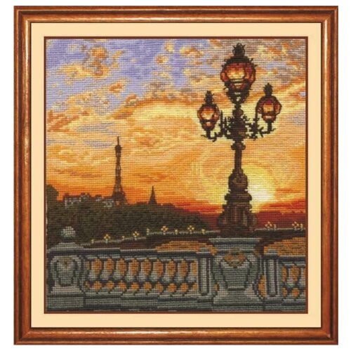 Вышивка Парижский вечер 21x23 см.