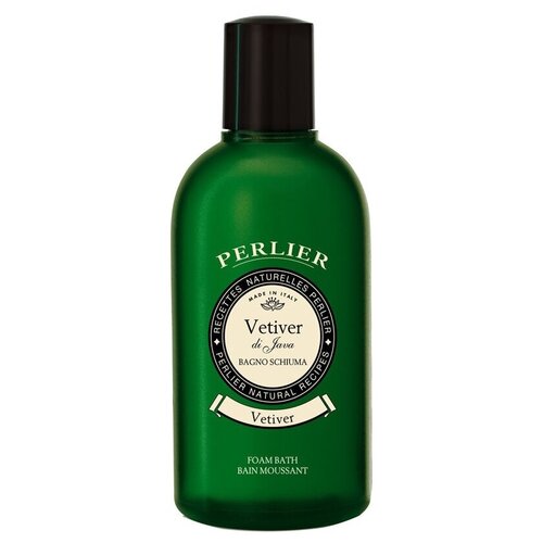 Perlier Пена для ванны Vetiver Foam Bath, 500 г, 500 мл canna расслабляющая гель пена для ванны восстановление и заживление hydrating bath foam 250 мл