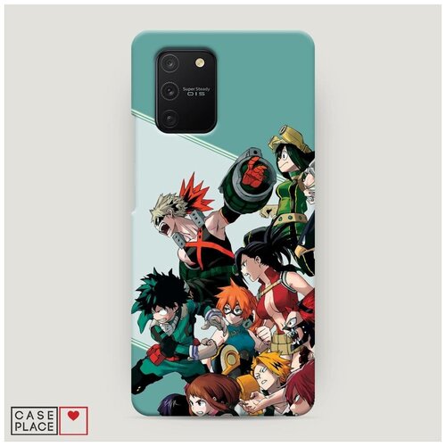 фото Пластиковый чехол "boku no hero academia" на samsung galaxy a91 / самсунг галакси а91 case place