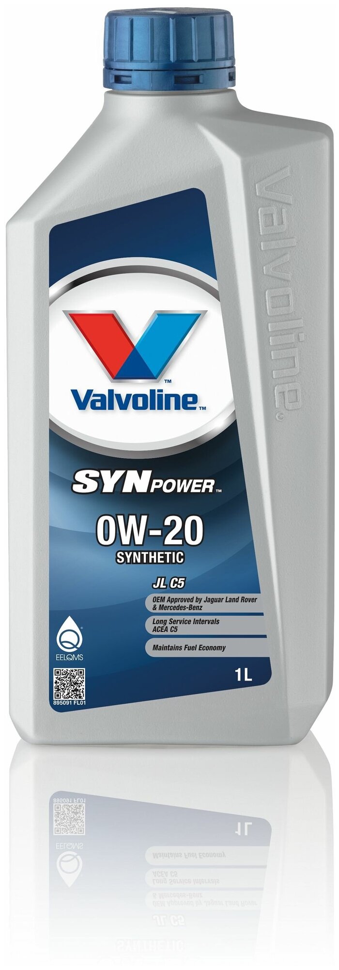 Синтетическое моторное масло Valvoline SynPower JL C5 0W-20 1 л