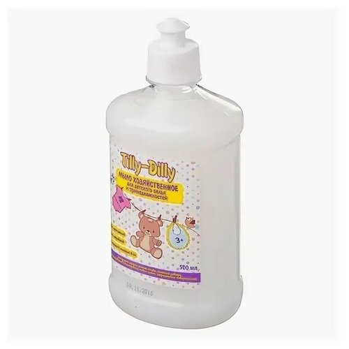 Жидкое мыло Tilly-Dilly хозяйственное, универсальное, детское, густое, 500 мл