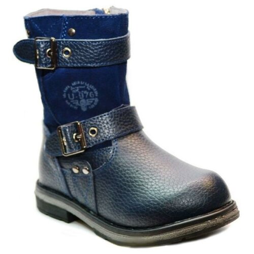 фото Сапоги для мальчиков, цвет синий, размер 27, бренд antilopa, артикул 317-5937
