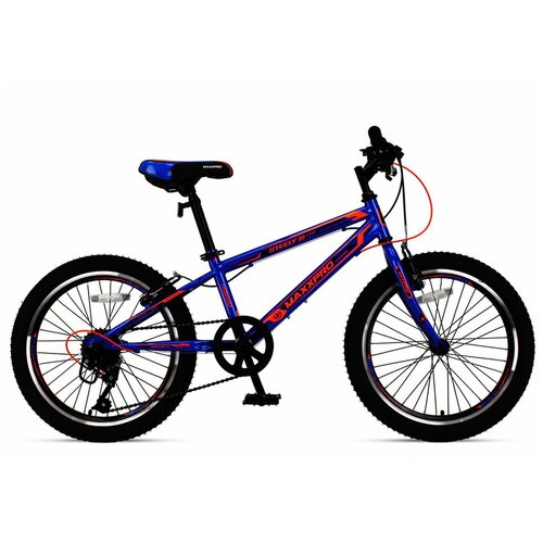 Горный детский велосипед MaxxPro - Steely 20 Lite 2021 Синий Оранжевый N2000-4 1349000₽