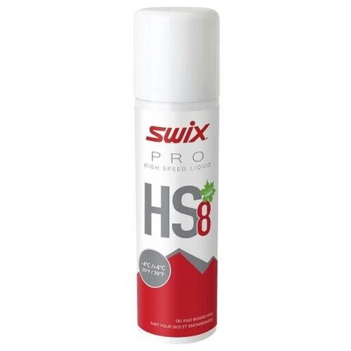 фото Жидкая мазь скольжения парафин swix hs08l-12 red, -4°c/+4°c, 125ml