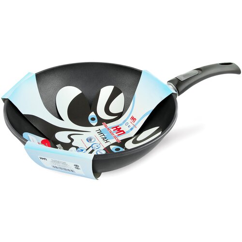 фото Сковорода "вок" нева металл посуда титан ii, 26, c/р