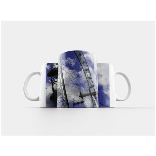 фото Кружка "лондонский глаз, колесо обозрения, осмотр достопримечательностей" 320 мл lotsprints