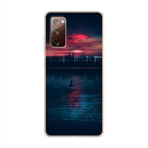 фото Силиконовый чехол "лодка в закате" на samsung galaxy s20 fe / самсунг галакси s20 fe case place