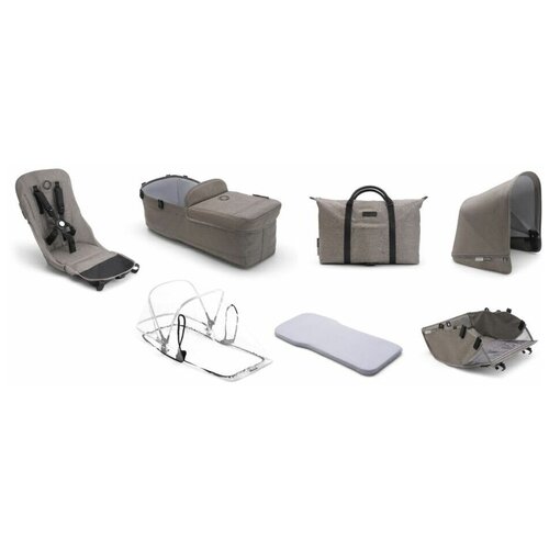 Комплект Bugaboo Donkey 2 стильный style set Mineral TAUPE дымчатый кварц 180121AM01 комплект bugaboo donkey2 стильный style set mineral taupe дымчатый кварц 180121am01