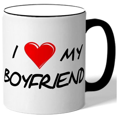 фото Кружка i love my boyeriend , я люблю парня drabs