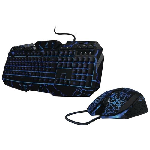 Клавиатура мышь Hama uRage Illumination клавчерный мышьчерный USB Gamer LED 617000₽