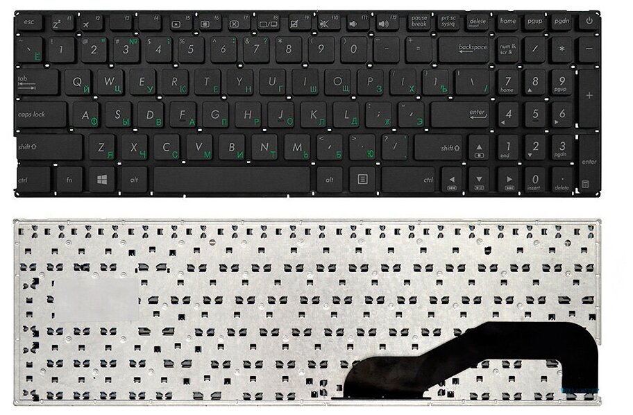 Клавиатура для ноутбука Asus X540LJ черная
