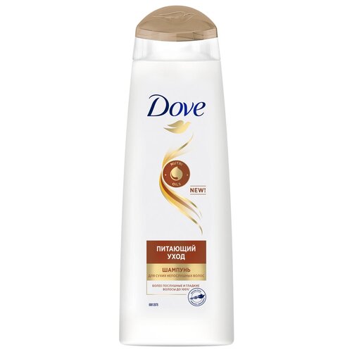 Dove DOVE Hair Therapy шампунь питающий уход для сухих непослушных волос 380 мл, 250 мл