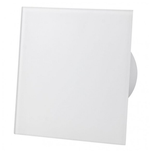 Лицевая панель для вентилятора airRoxy dRim 100/125(стекло, белый матовый)