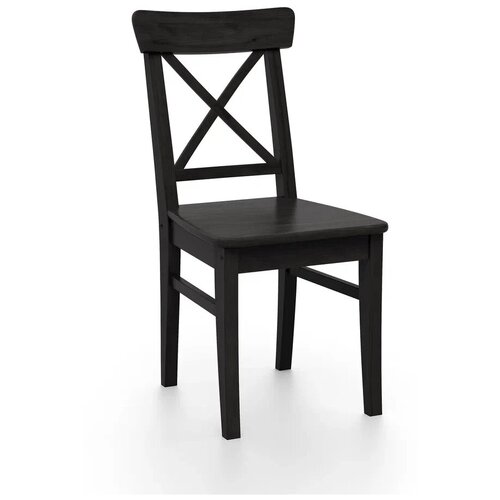 Стул кухонный Гольф Скандинавский, Дом Столов, массив берёзы, чёрный.