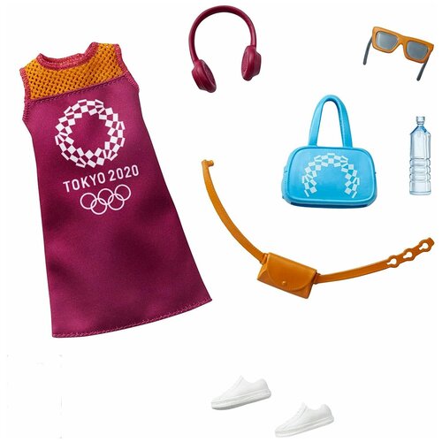 фото Одежда для куклы barbie olympic games tokyo 2020 платье mattel