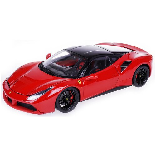 Купить Bburago Коллекционная машинка Ferrari 488 GTB 1:18, красная