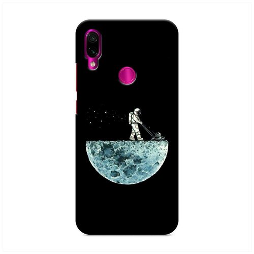 фото Пластиковый чехол "лунокосильщик" на xiaomi redmi note 7 / сяоми редми нот 7 case place