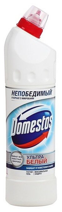 Чистящее средство для унитаза Domestos «Ультра белый», 750 мл. 4765873