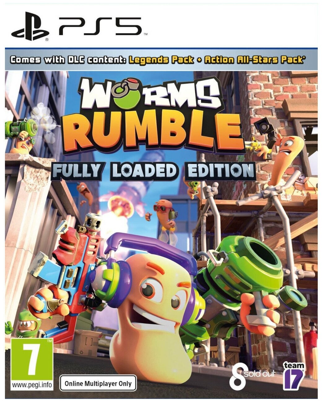Видеоигра Worms Rumble: Fully Loaded Edition (PS5) (с русскими субтитрами)