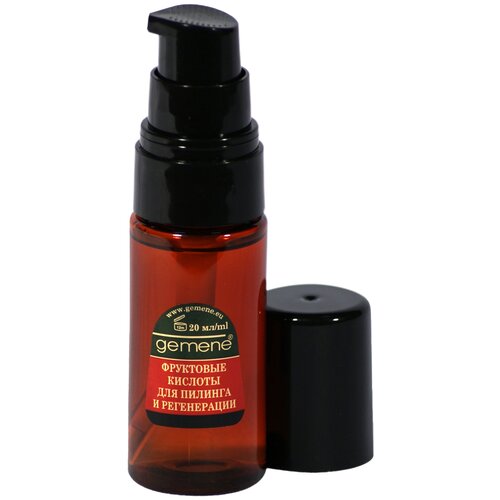 Gemene фруктовые кислоты для пилинга и регенерации кожи лица 20 мл