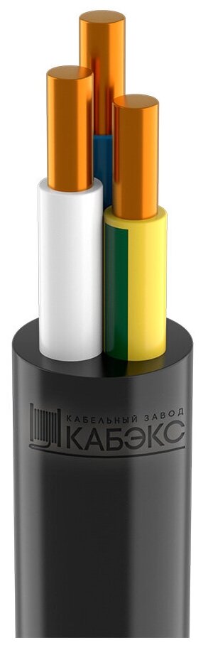 Кабель Кабэкс ВВГнг-LS 3x4 (100 м)