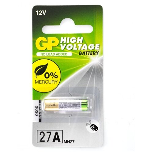 Батарейка GP A27 27A-2C1 1 шт батарейка mn27 duracell security 12v alkaline