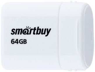 USB Flash накопитель 64Gb SmartBuy Lara White (SB64GBLARA-W)