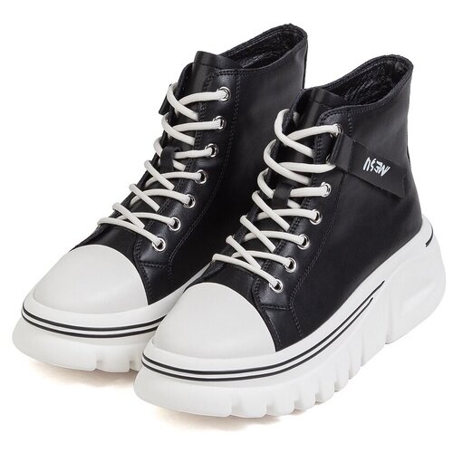 фото Кроссовки демисезонные tabriano, размер 38, черный/белый