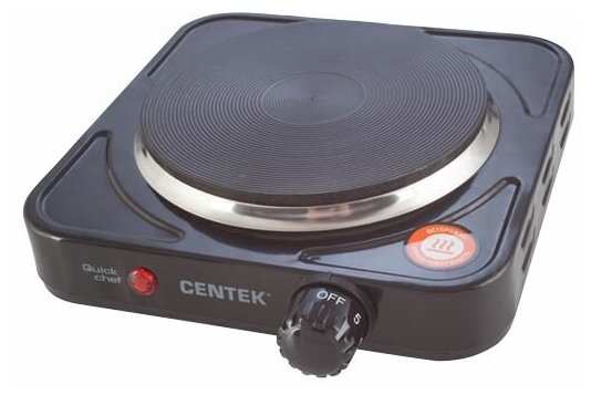 Плитка электрическая настольная Centek CT-1506 Black