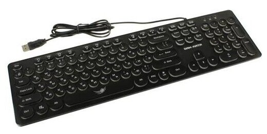 Dialog Gan-Kata Клавиатура KGK-16U BLACK - игровая с RGB-подсветкой USB черная