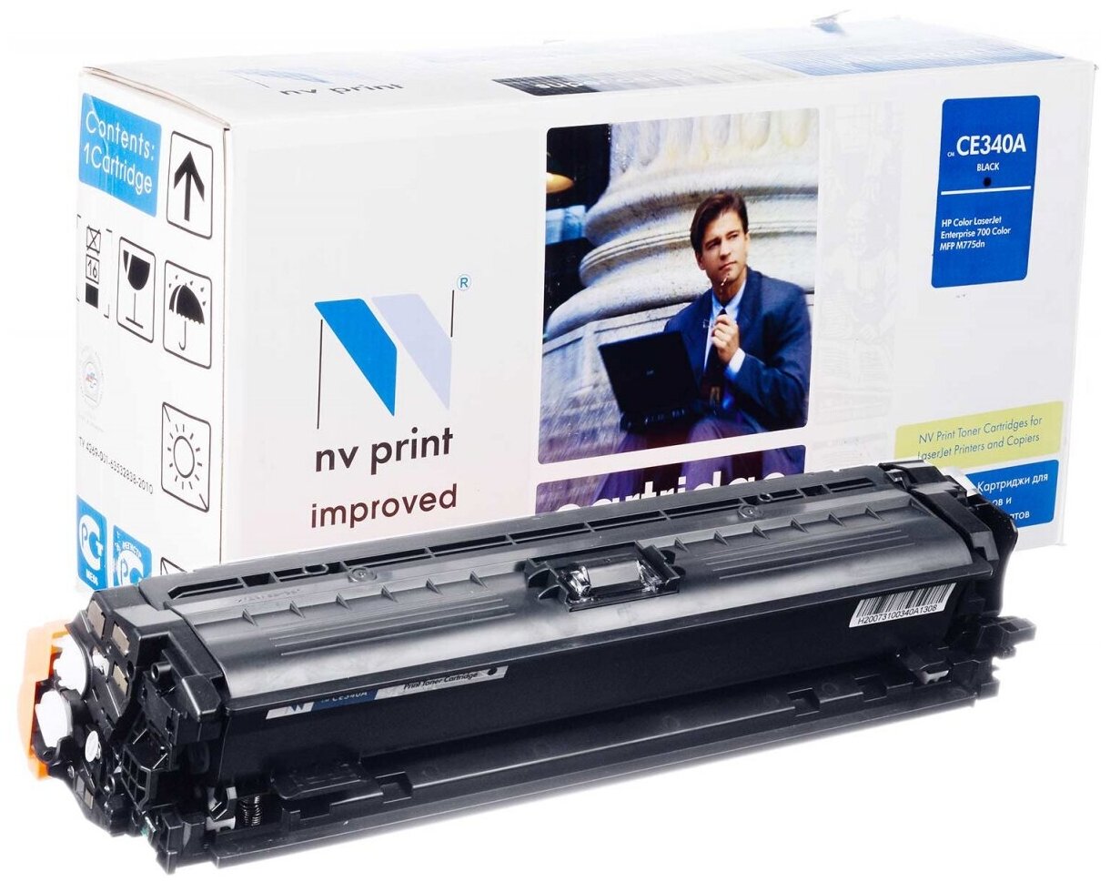 Картридж NV-Print CE340A для HP CLJ MFP M775 13500стр Черный