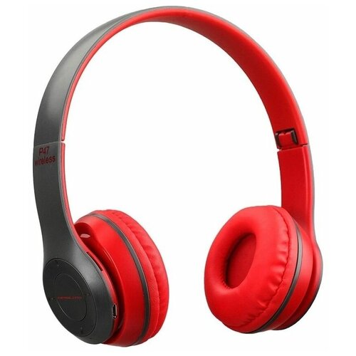 Беспроводные наушники накладные P47 Multi красный Bluetooth наушники Наушники 43900₽