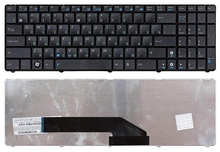 Клавиатура для ноутбука Asus X5DIJ черная русская версия 1 1160₽