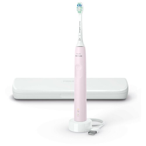 Электрическая зубная щетка Philips Sonicare 3100 series HX367311 Розовая 450100₽
