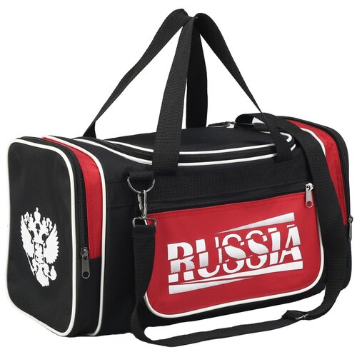 Сумка спортивная Luris, 20х23х42 см, черный, красный сумка спортивная luris 345 3322 20х23х42 см черный