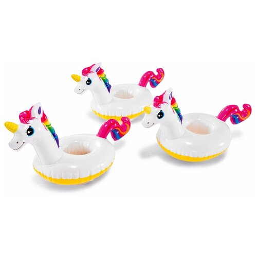 фото Надувной держатель для напитков intex единорог [57506] .